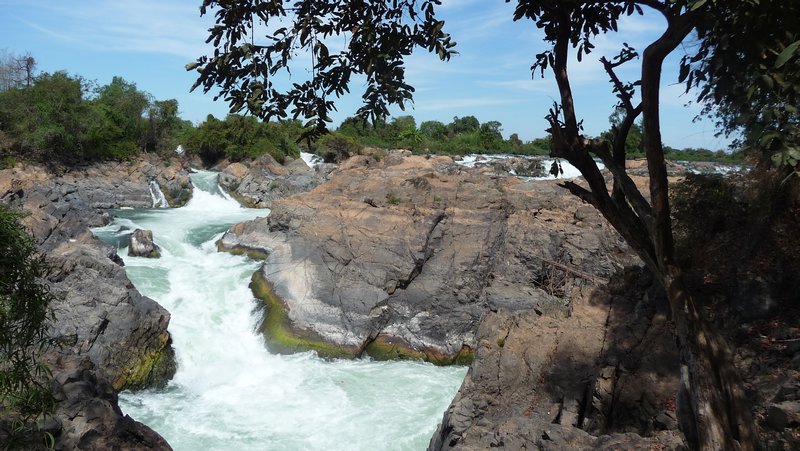 Li Phi Waterfall at 4000 islands
