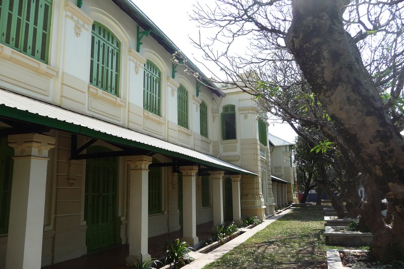 Typical housing in Vientiane
