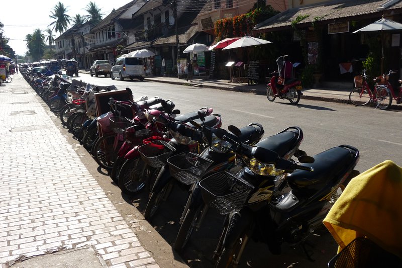 Guess what the most common form of transport is in Laos?