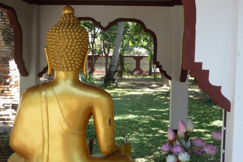 The Buddha surveys all he controls