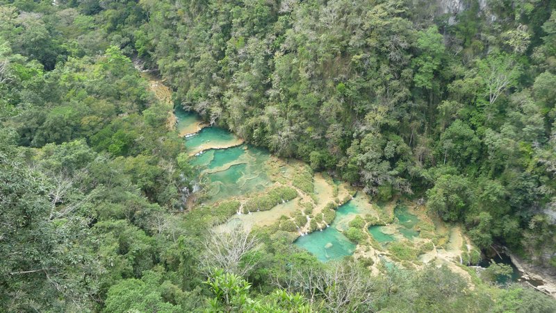 Semuc Champey from the mirador