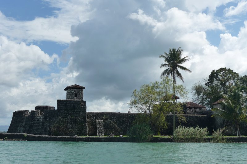 Spanish fort on Lago de Izabal