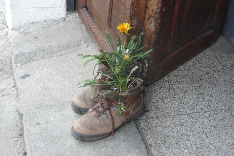 Good use for an old hiking boot