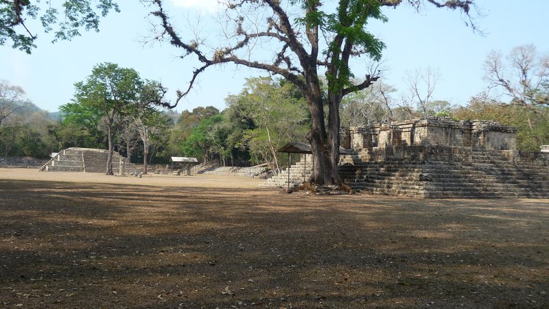 The Mayan ruins at Copan