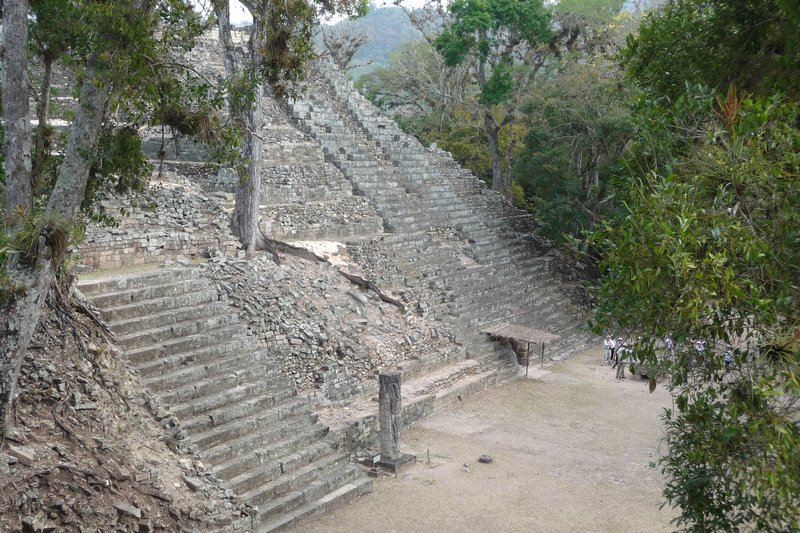 Ruins of the main temple at Copan