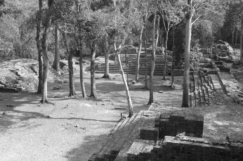The Mayan ruins at Copan