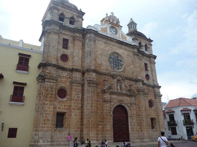 One of the many churches in Cartagena