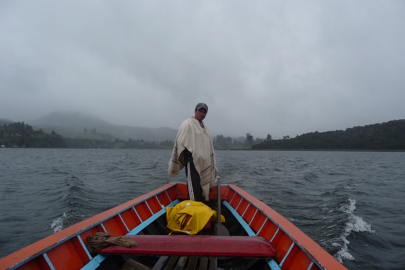 A boat trip on Laguna de la Cocha