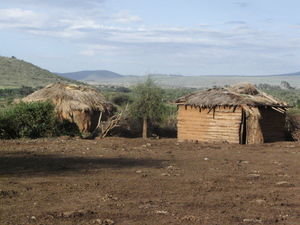 First masai village