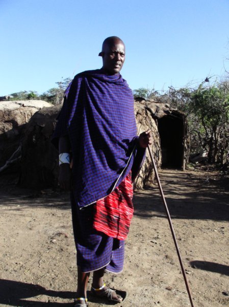 the Massai chief