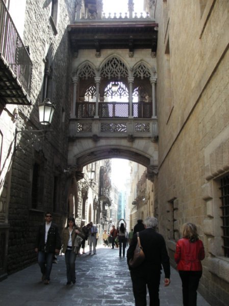 walking towards Sant Jaume