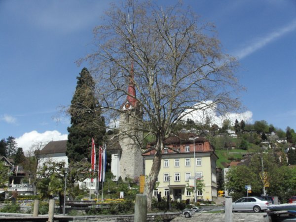 Weggis village