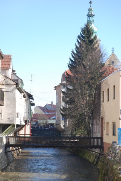 little river in Karlovac