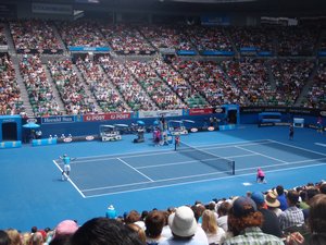 Australian Open - Service de Federer