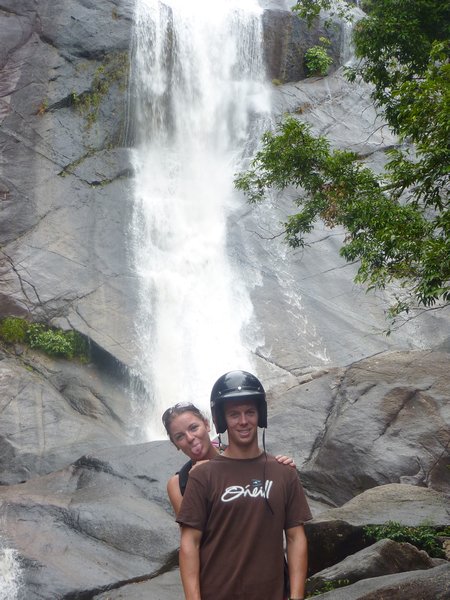 Langkawi en scooter - waterfall