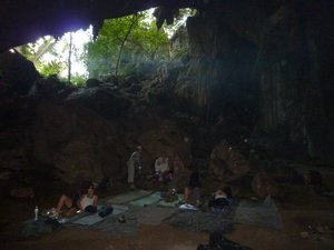 Taman Nagara  - dans la cave ou l'on passea la nuit