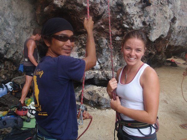 Rock Climbing Krabi - Emilie en attente
