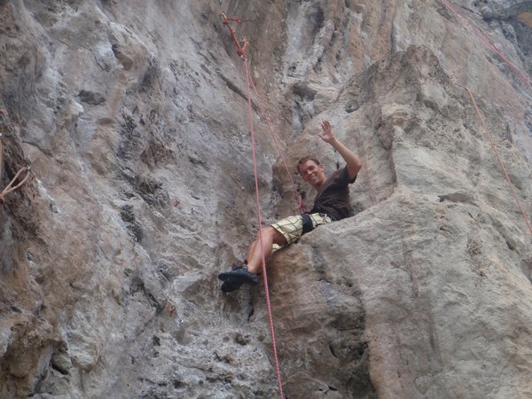 Rock Climbing Krabi -Martin en action (1)