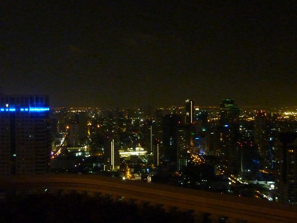 Ville de Bangkok du haut de la tour