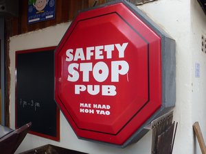 Kho Tao (Safety stop est un terme bien connu des plongeurs)