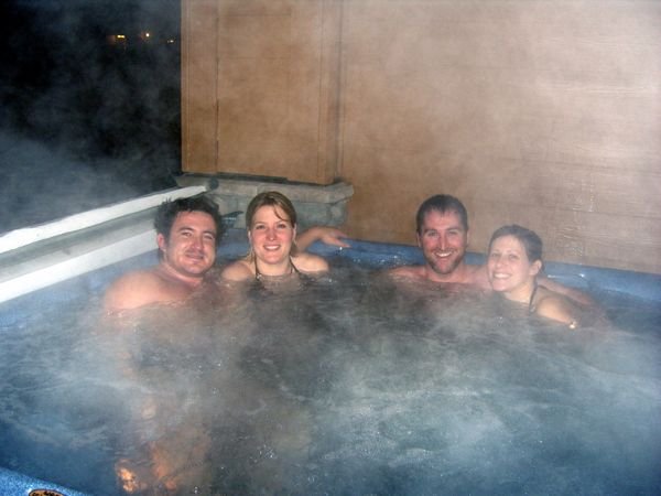 Andy's hot tub