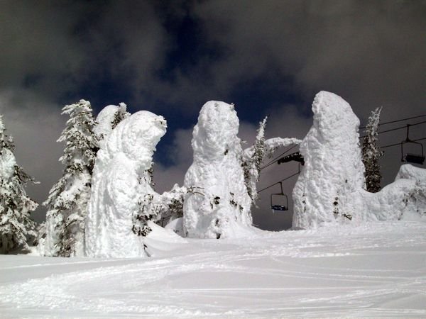 Snow ghosts
