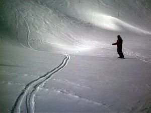 Fresh Tracks at the Lake