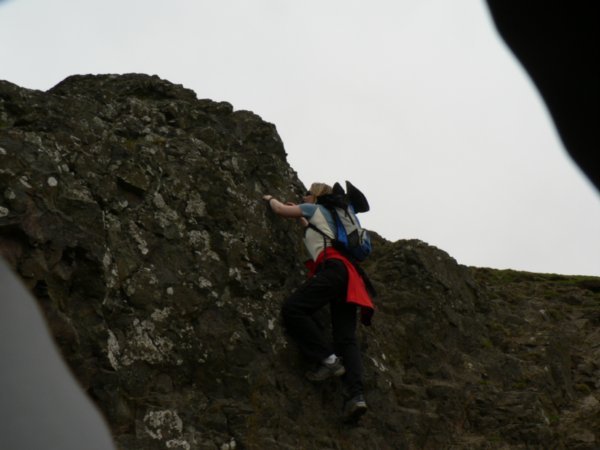 Strenuous mountain climbing, Malverns UK