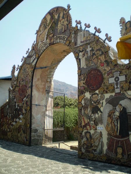 The Seed Mural at the Entrance of the Church