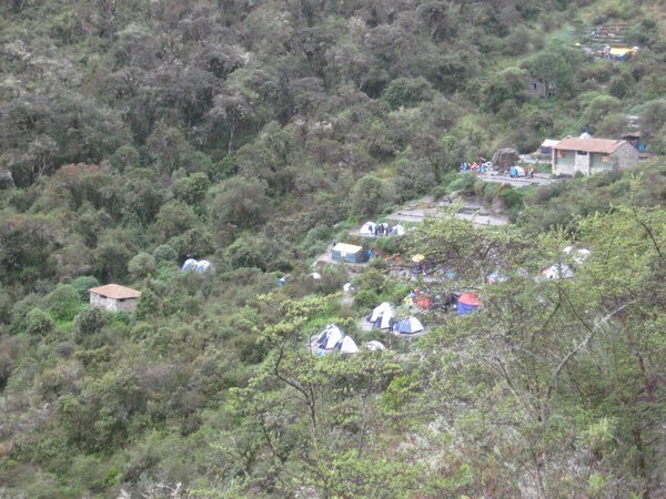 campsite at Paqaymayu