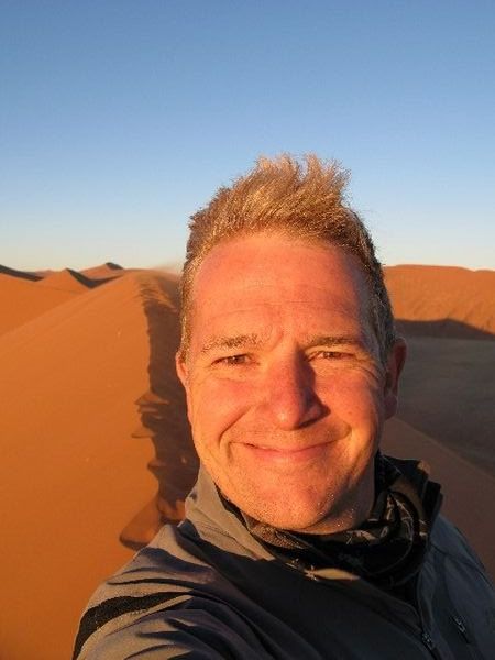 Self-Portrait in the Dunes
