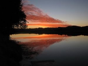 Sunset over the Orange River