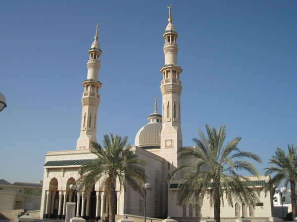 A mosque built with Arabic Architecture