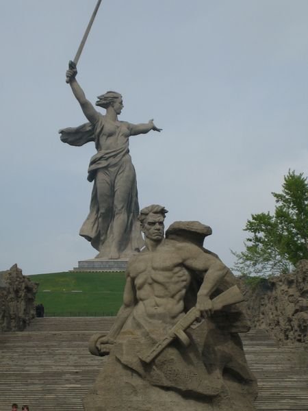 Soldier and Mother Russia