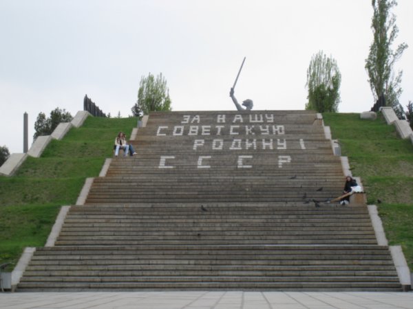Stairs to Mamaev Kurgan