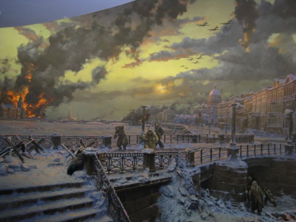 Panaroma of St. Petersburg while under siege