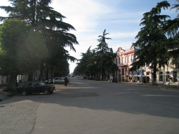 A main avenue in Batum