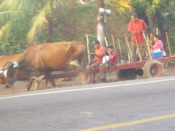 Traffic in Jinotepe