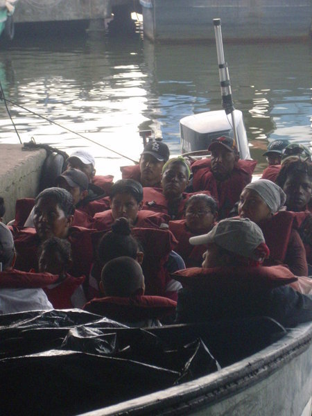 Boat taxi to Rama