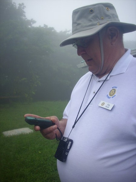 Jim Stoll, checking his GPS