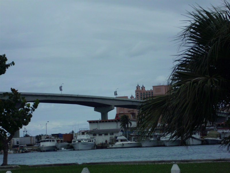 Toll bridge into Paradise Island