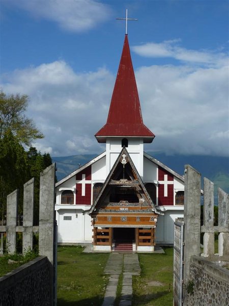Batak style church!