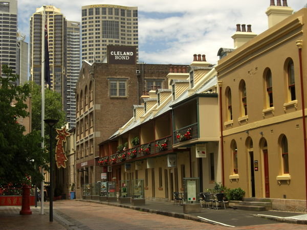 Victorian buildings at the Rocks