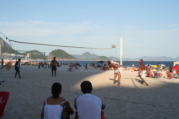 Futvolley op de Copacabana