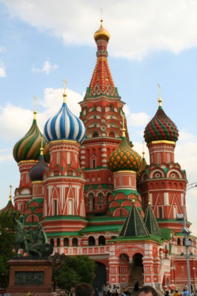 Moskou - St Basil kathedraal