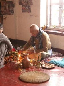 Guruba Engaged in Ritual