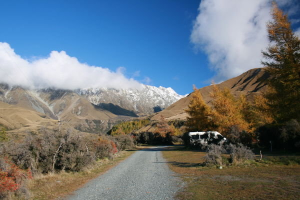 Camping near Mt Cook