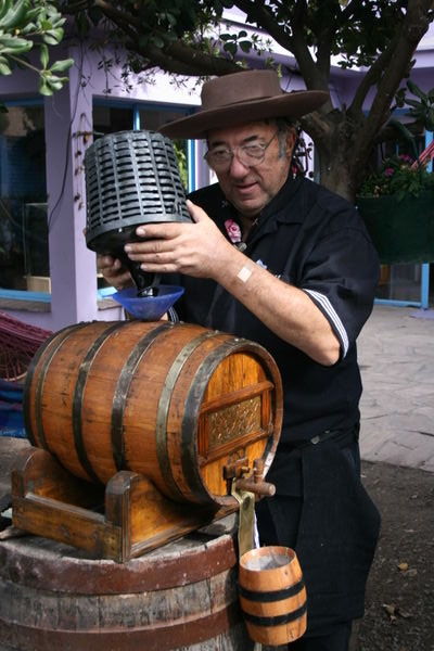 The Gaucho and his barrel