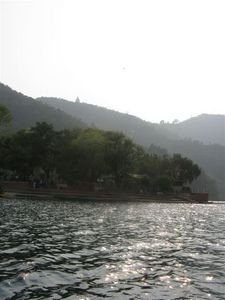 lake with podoga in view