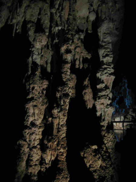 Inside one of the Caves
